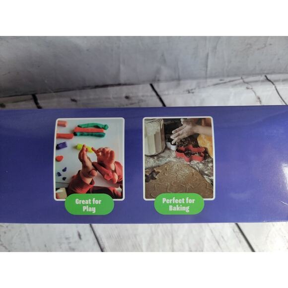 Lot of 12 Kids Wooden Mini Rolling Pins with Red Handles - New - Picture 5 of 5